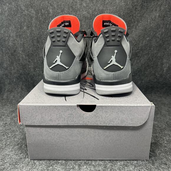 Air Jordan 4 Retro Sneakers Men's 10 DH6927-061 OG Style Red Black White Grey - Picture 5 of 16